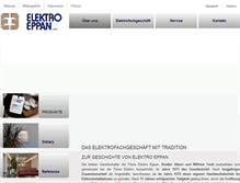 Tablet Screenshot of elektroeppan.com